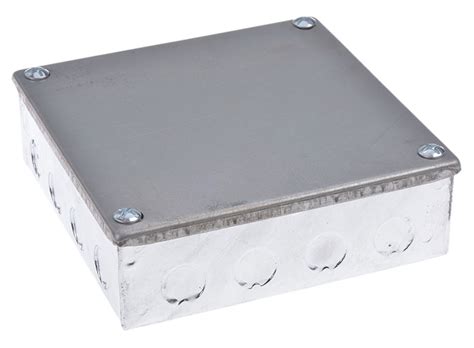 adaptable box steel|galvanised adaptable box with knockouts.